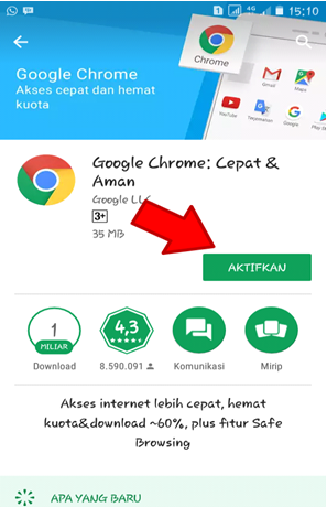cara download google chrome gratis